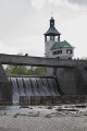 Hochablaß mit Getriebehäuschen mit Glockenturm