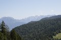 Blick auf den Zahmen und den Wilden Kaiser von Westen